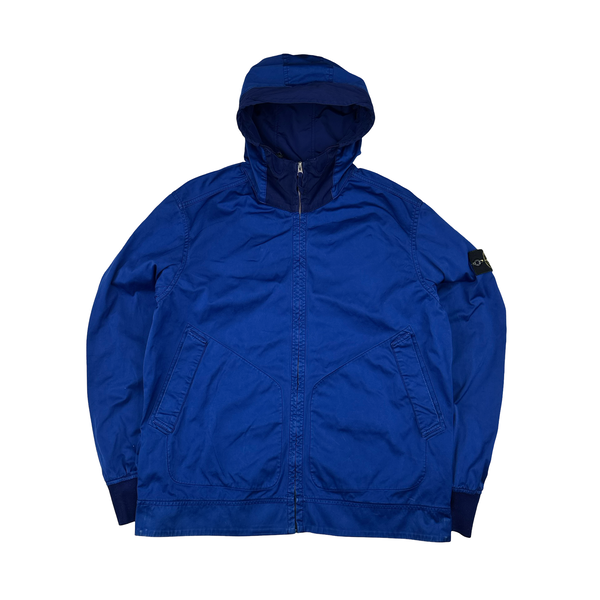 Stone Island Blue David Jersey TC Hooded Jacket - XXL