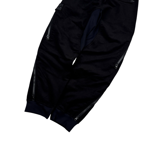 Stone Island Shadow Project 2020 Black Zipped Pocket Trousers Cargos - Small