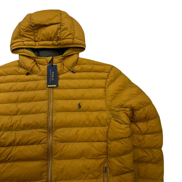 Ralph Lauren Yellow Padded Puffer Jacket - Large