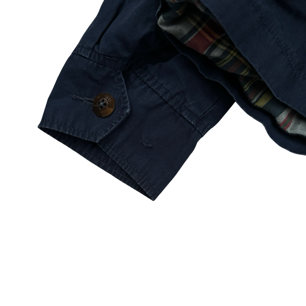 Ralph Lauren Navy Harrington Zipped Jacket - Small