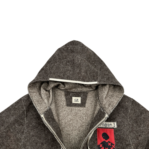 CP Company Program 3 Felted Wool Hooded Jacket - XS - Small