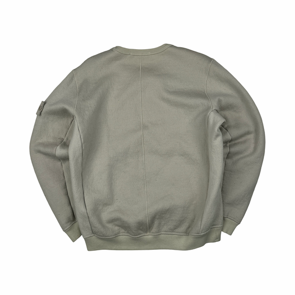 Stone Island 2018 Beige Wool Ghost Crewneck - Medium