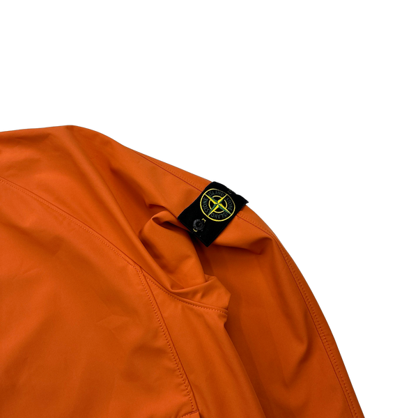 Stone Island 2023 Orange Light Soft Shell R eDye Technology Jacket - XXL