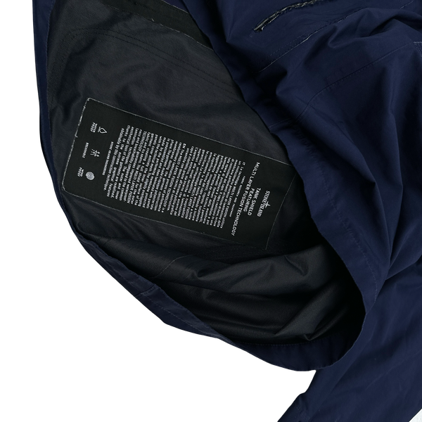 Stone Island 2016 Navy Tank Shield Multi Layer Hooded Jacket - Small