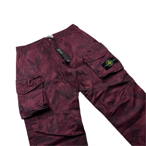 Stone Island x Supreme 2022 Ice Camo Cargo Trousers - 36"