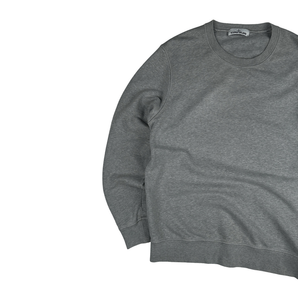 Stone Island 2020 Grey Cotton Crewneck Sweatshirt -  Large