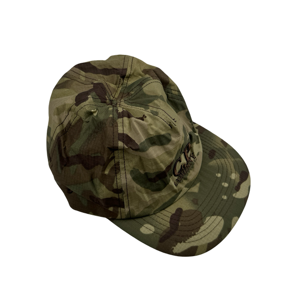 CP Company Camo Nylon Spellout Crinkle Cap