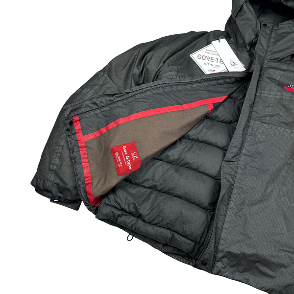 CP Company Grey Gore G-Type Ripstop Down Lined Jacket - Medium