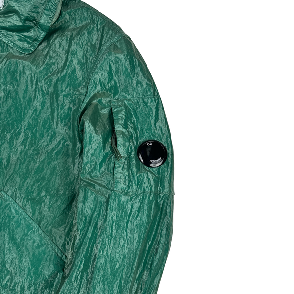CP Company Turquoise Garment Dyed Nylon Kan D Shell Jacket - Small