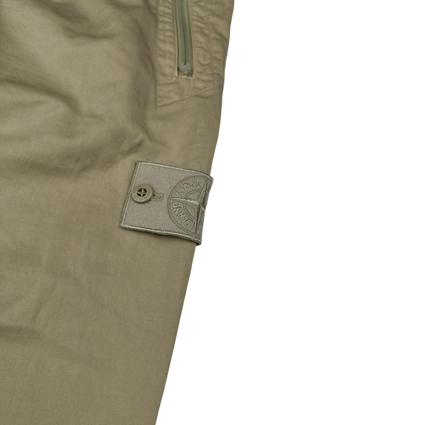 Stone Island 2021 Beige Ghost Cargo Trousers - 30"