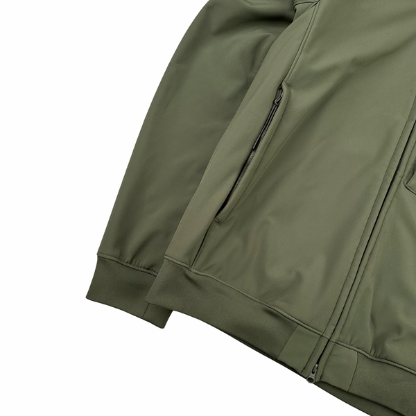 CP Company Khaki Face Mask Soft Shell Jacket - 3XL