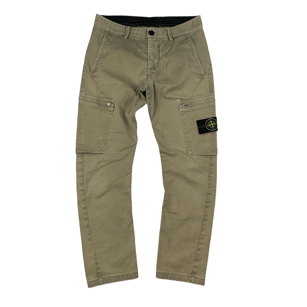 Stone Island Beige 2016 SK Cargo Trousers - Small