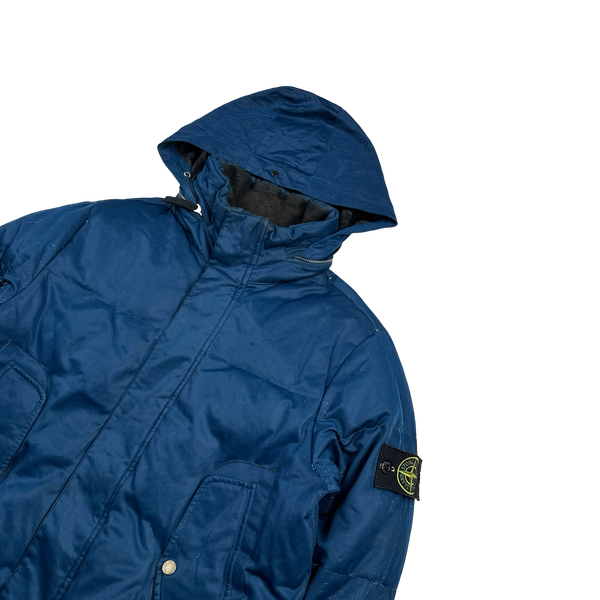 Stone Island 2009 Blue Weatherproof Down Filled Jacket - Medium
