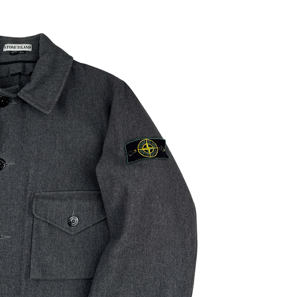 Stone Island Vintage Green Edge 1996 Thick Wool Jacket - Medium