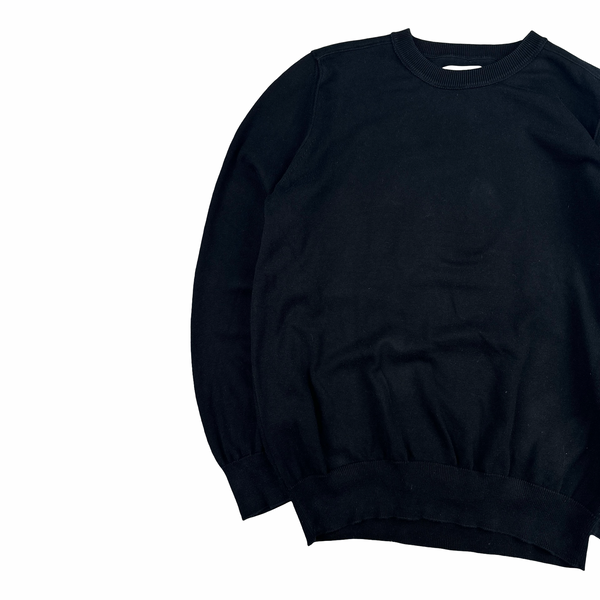 Stone Island 2022 Black Soft Knit Jumper - Large
