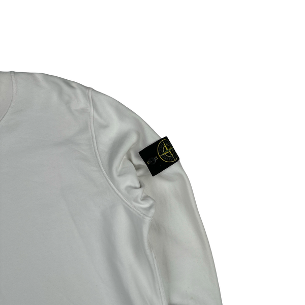 Stone Island 2021 White Crewneck Pullover Jumper - XL
