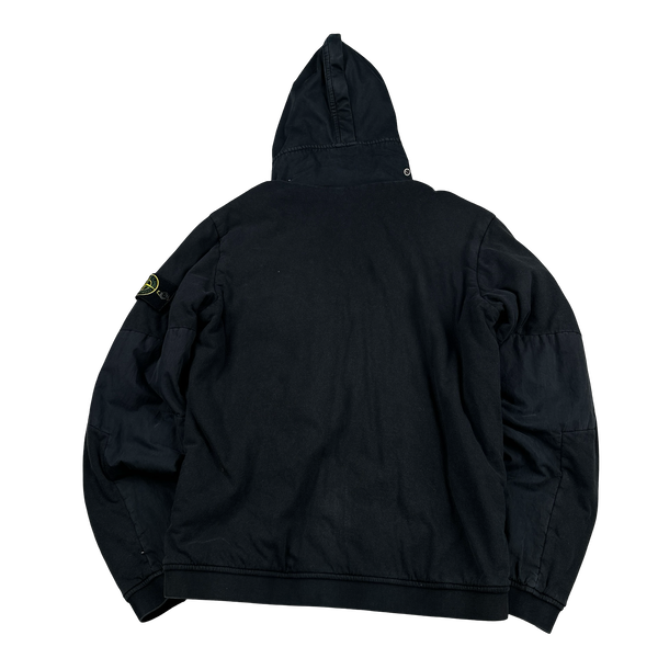 Stone Island 2016 Jersey Shell Split Velvet Hood Jacket - Small