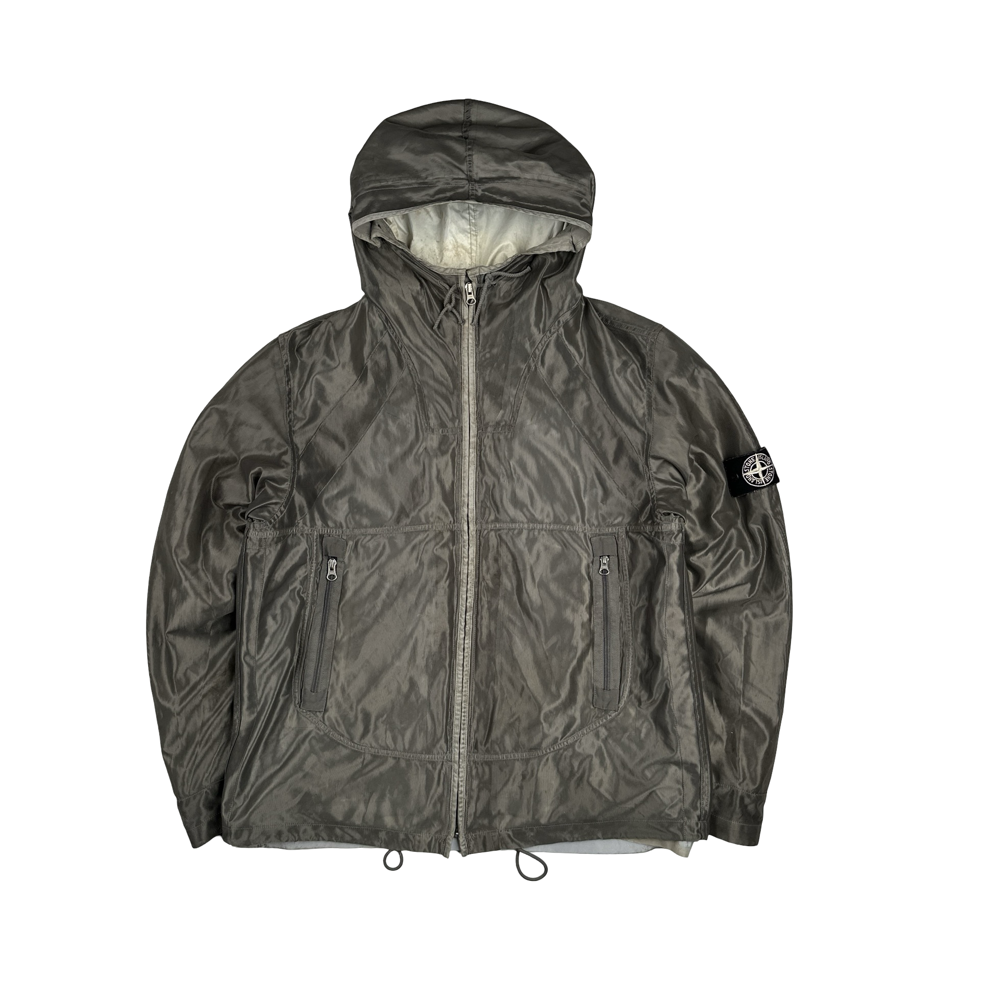 Stone Island 2006 Reflective Mesh Reflective Jacket - XL