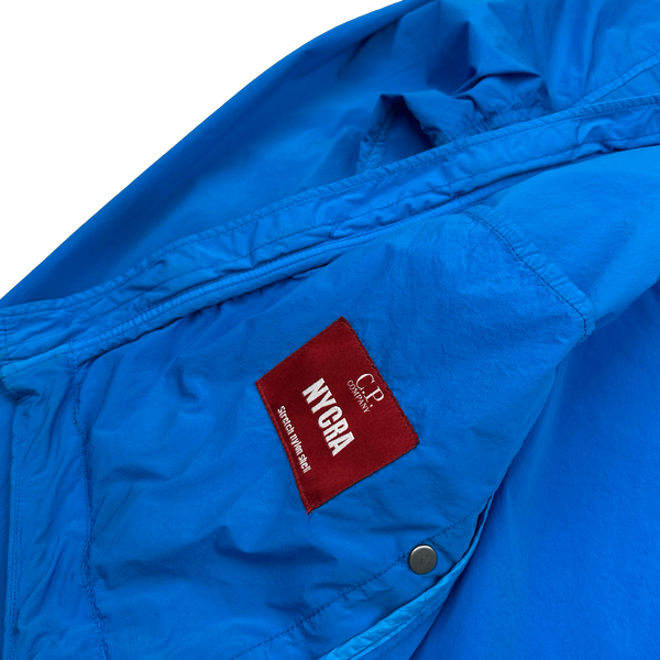 CP Company Blue Nycra Hooded Jacket - XL
