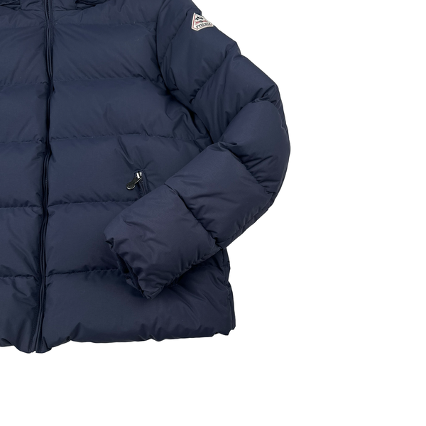 Pyrenex Navy Pure French Down Spoutnic Hooded Puffer Jacket - Large