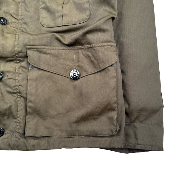 Stone Island 2006 Vintage Dutch Rope Lined Peaked Hood Multi Pocket Jacket - Medium