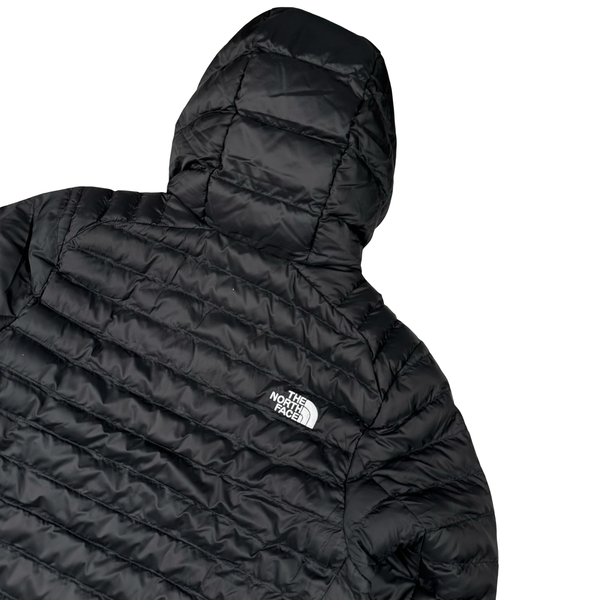 North Face Black Circular Down Hooded Puffer Jacket - Small