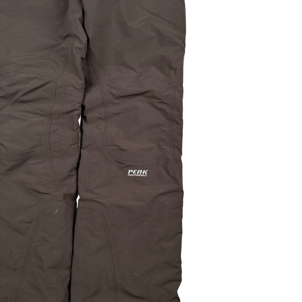 Peak Performance Brown Gore-Tex Fleece Lined Ski Trousers - Medium