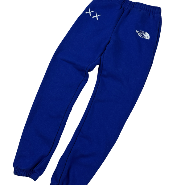 North Face X Kaws Electric Blue Full Tracksuit - XS