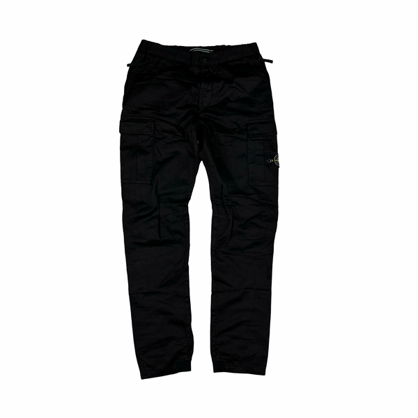 Stone Island 2017 RE T Black Cargo Trousers - Small