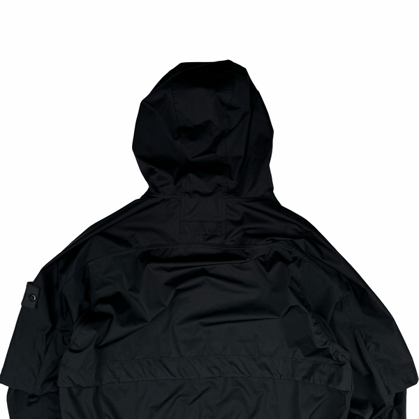 Stone Island Shadow Project 2020 Black Nylon Hooded Smock - Large