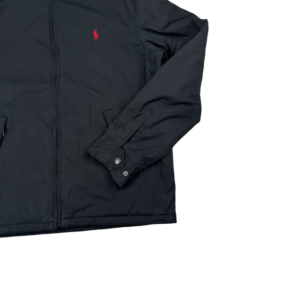 Ralph Lauren Black Quilted Lined Jacket - Medium