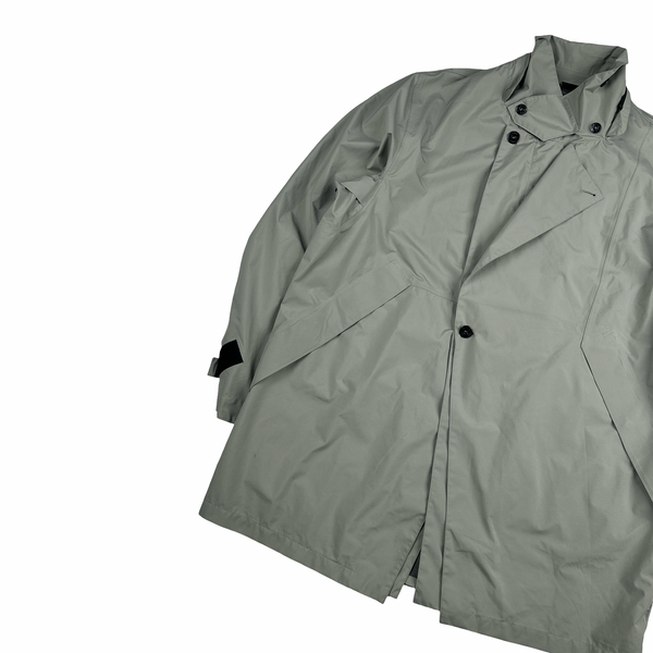 Stone Island 2012 Grey Stealth Goretex Shadow Project Trench Jacket - 3XL