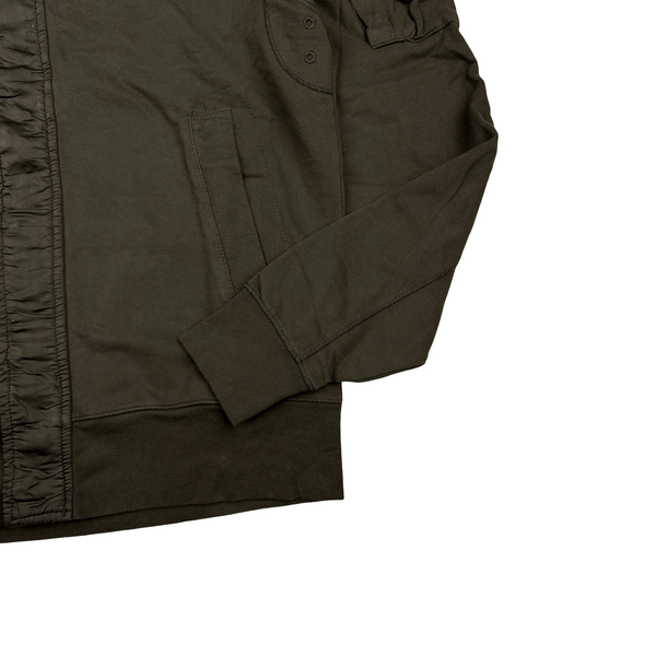 CP Company Khaki Lens View Cotton Zipped Lens Viewer - Large