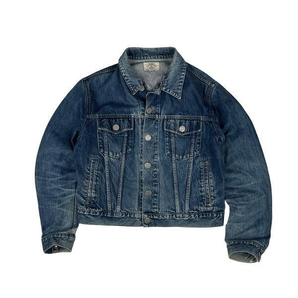 Armani Jeans 2000's Multi Pocket Denim Jacket - Medium