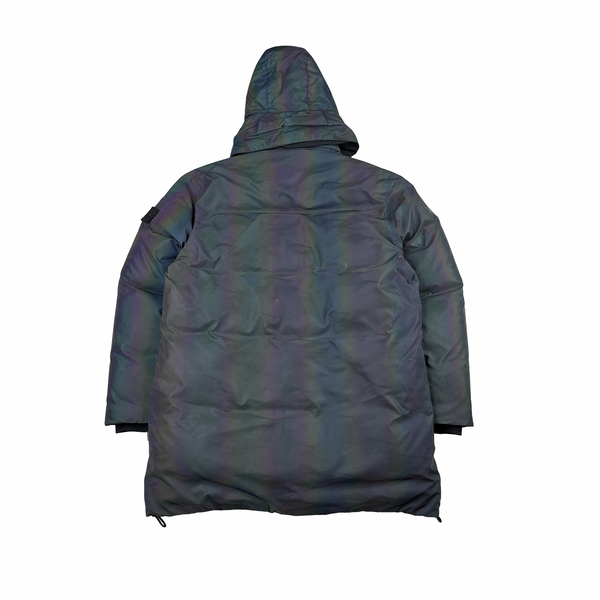 Stone Island 2018 Reflective Scarabeo Down Parka Jacket - XL