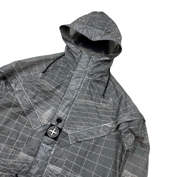 Stone Island Reflective Grid Lamy Parka 741542999.V0063