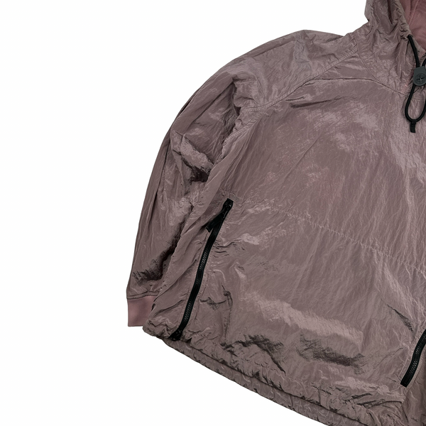 Stone Island 2018 Pink Nylon Metal Smock - Large