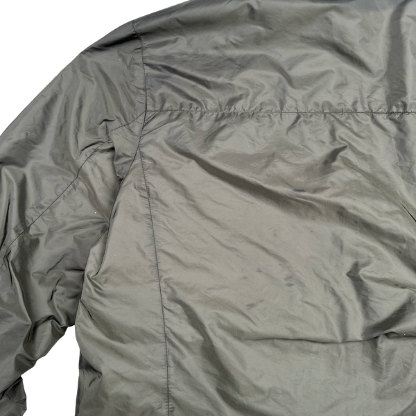 Prada Blue/Khaki Red Tab Reversible Nylon Windbreaker Jacket - XL