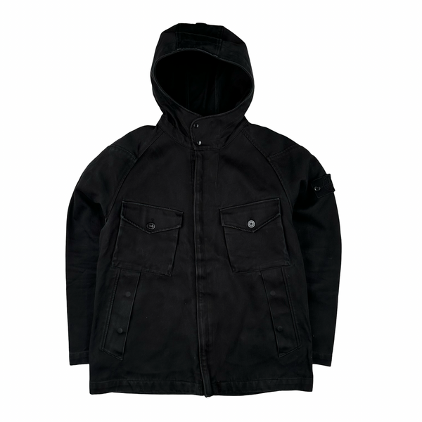 ジャケット・アウター STONE  RASO GOMMATO GHOST PIECE STONE ISLAND RASO GOMMATO DOUBLE GHOST PIECE HOODED JACKET