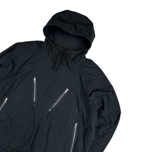 Stone Island 2019 Black Shadow Project Naslan Rip Stop Smock Pullover - XL