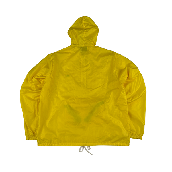 Lacoste IZOD Yellow Lightweight Smock Hooded Jacket - Medium