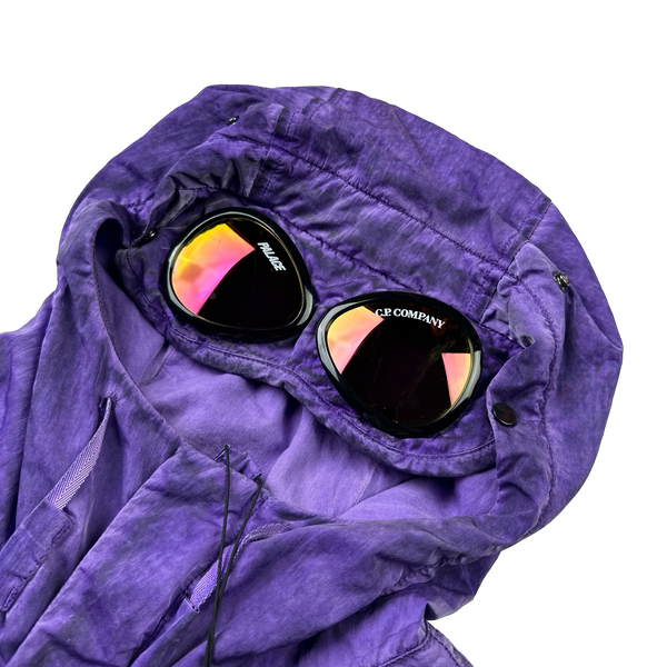 CP Company x Palace Purple Nylon La Mille Goggle Jacket - Medium