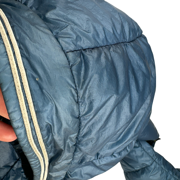 Stone Island Blue Garment Dyed Puffer Jacket - XL