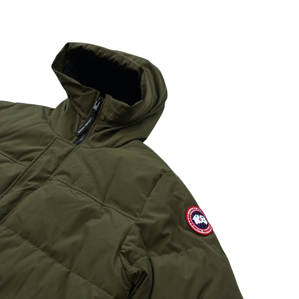 Canada Goose Khaki Premium Down Filled Hooded Puffer Parka XXL