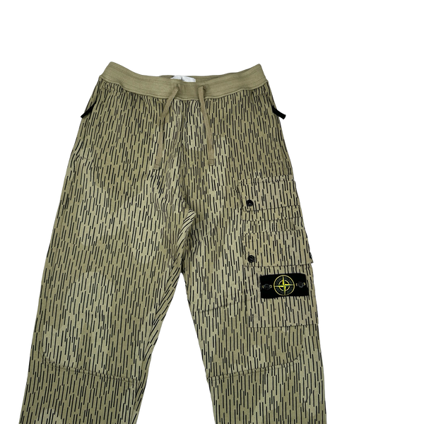 Stone Island 2021 Rain Camo Cargo Joggers Small Mat s Island