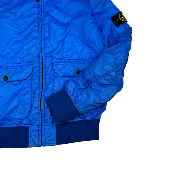 Stone Island 2009 Blue Tyveck Mesh Lined Jacket - Medium