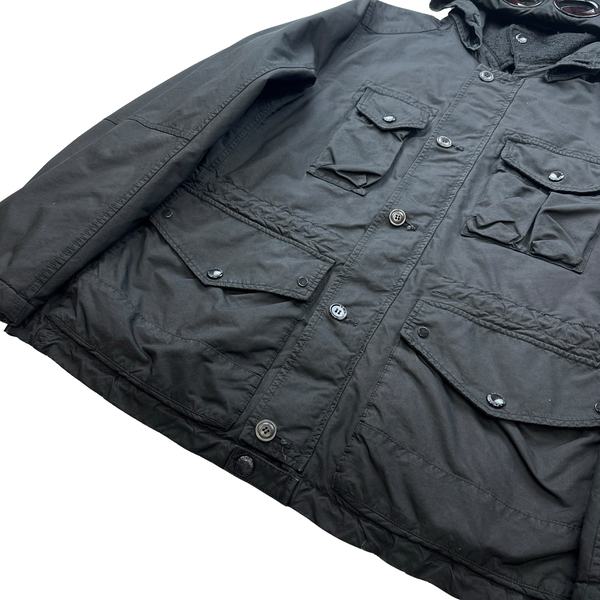 CP Company Black Micro Kei Multi Pocket Field Jacket - XL