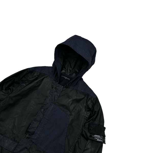 Stone Island 2013 Shadow Project Navy Gommato-R Hooded Jacket - Medium