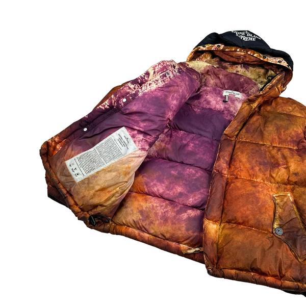 Stone Island x Supreme Paintball Camo Crinkle Reps Puffer Jacket - Small
