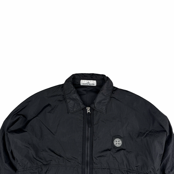 Stone Island Black Padded Nylon Metal Jacket - Small